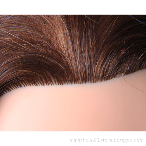 Hairdressing training heads black mannequin heads with hair for braiding